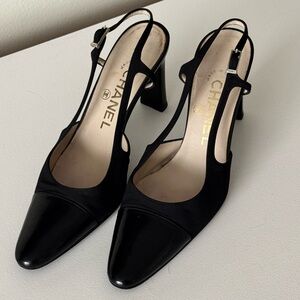 Chanel Vintage Slingback Heels - 35.5
